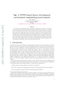 Tipi: A TPTP-based theory development environment