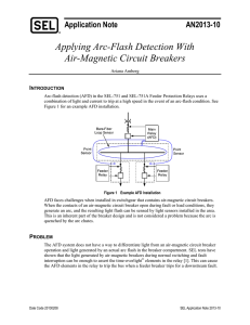 Applying Arc-Flash Detection With Air