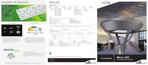MSA Mesa LED Brochure
