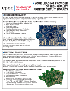 Printed Circuit Board Layout and Design