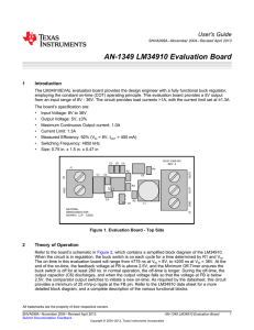 AN-1349 LM34910 Evaluation Board (Rev. A)