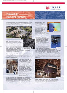 Farewell to Harwell`s Hangars - Research Sites Restoration Ltd