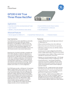 GP100H3M54TEZ - GE Industrial Solutions