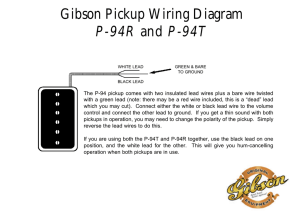 Gibson Pickup Wiring Diagram P-94R and P-94T