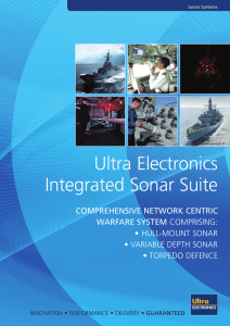Ultra Electronics Integrated Sonar Suite