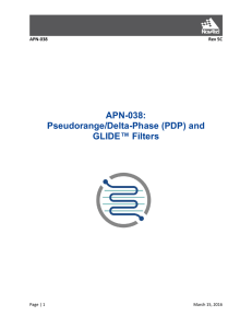 APN-038: Pseudorange/Delta-Phase (PDP) and GLIDE