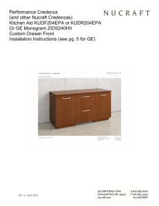 Performance Credenza (and other Nucraft Credenzas) Kitchen Aid