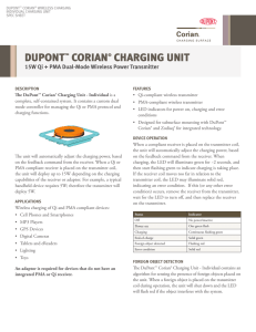 DuPont™ Corian® Charging Unit