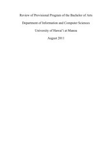 Self-Study of Information and Computer Sciences