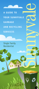A guide To your SunnyvAle gArbAge And