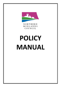 Policy Manual - Northern Midlands Council