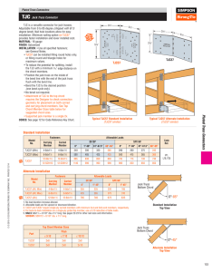 Catalog: Wood Construction Connectors 2015-2016 (C-C