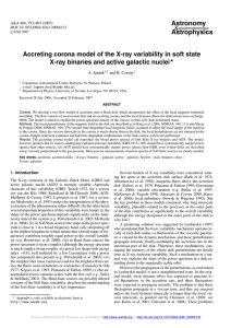 Accreting corona model of the X-ray variability in soft state X