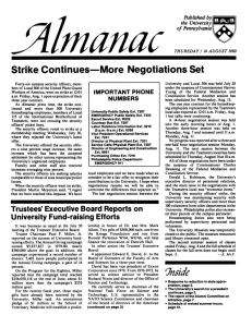 No. 2 August 14, 1980 - University of Pennsylvania