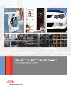 DuPont™ Ti-Pure® titanium dioxide