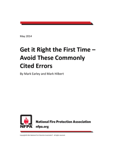 Get it Right the First Time – Avoid These Commonly Cited