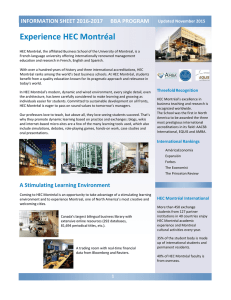 Experience HEC Montréal