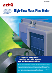 High-Flow Mass Flow Meter
