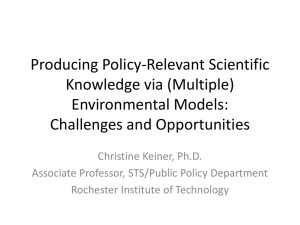 (Multiple) Environmental Models - Chesapeake Research Consortium