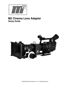 M2 Cinema Lens Adapter