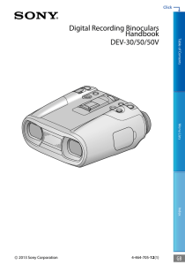 Digital Recording Binoculars Handbook DEV