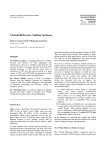 Virtual Reference Station Systems