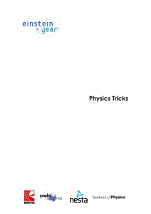 Physics Tricks