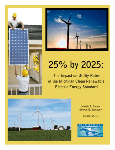 25% by 2025 - Michigan Environmental Council