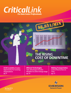 the rising cost of downtime the rising cost of downtime