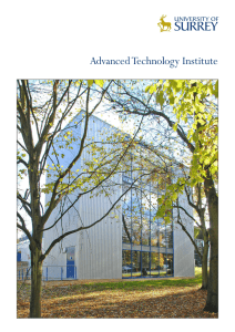 brochure - University of Surrey