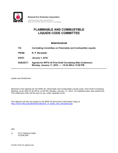 flammable and combustible liquids code committee