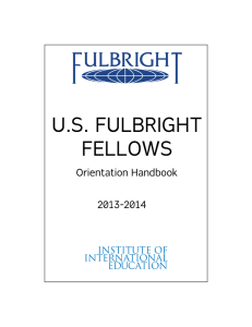 US FUlbright FellowS - Fulbright U.S. Student Program