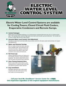 Electronic Water Level Control System