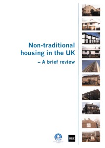 Non-traditional housing in the UK