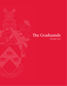 Graduates - January 2013 (PDF , 277kb)