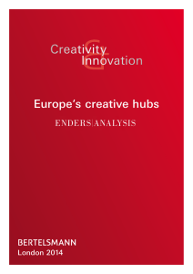 Europe`s creative hubs