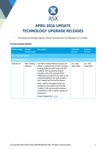 0408.16.04 - Technology Upgrade Release Notice – April 2016
