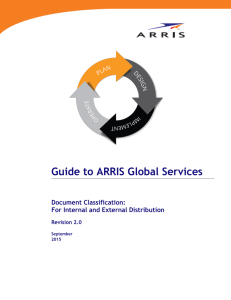 Guide to ARRIS Global Services