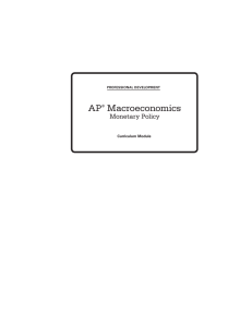 Monetary Policy - AP Central