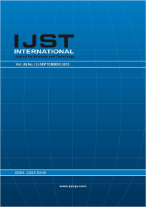 International Journal - IJST official website