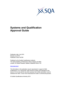 Systems and Qualification Approval Guide