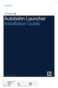 Autobahn Launcher Installation Guide