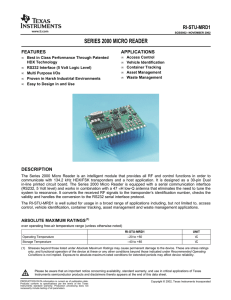 RI-STU-MRD1 - Texas Instruments