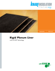 Rigid Plenum Liner