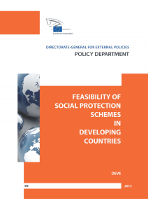Feasibility of social protection schemes in developing countries