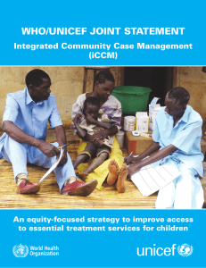 Integrated Community Case Management