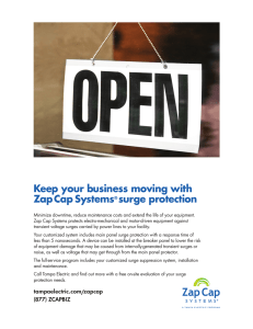 Keep your business moving with Zap Cap Systems® surge protection