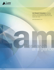 Research - Lam Research Home Page