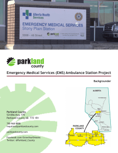 Emergency Medical Services (EMS) Ambulance Station Project