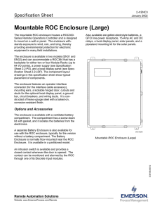 Mountable ROC Enclosure (Large) - Welcome to Emerson Process